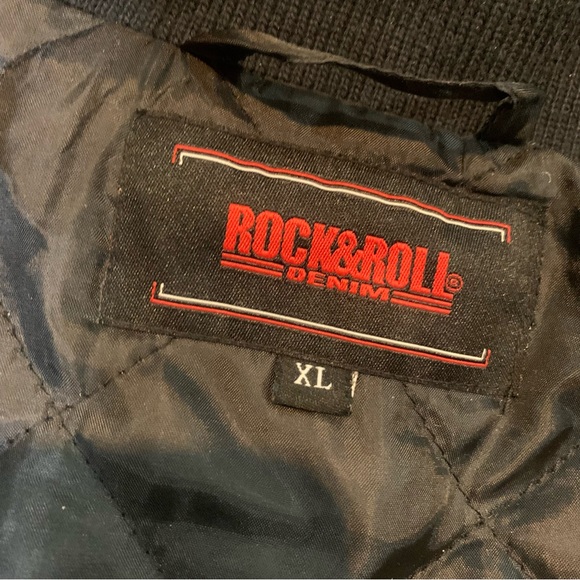 Rock & Roll Denim Men’s Aztec Jacket - Picture 4 of 11